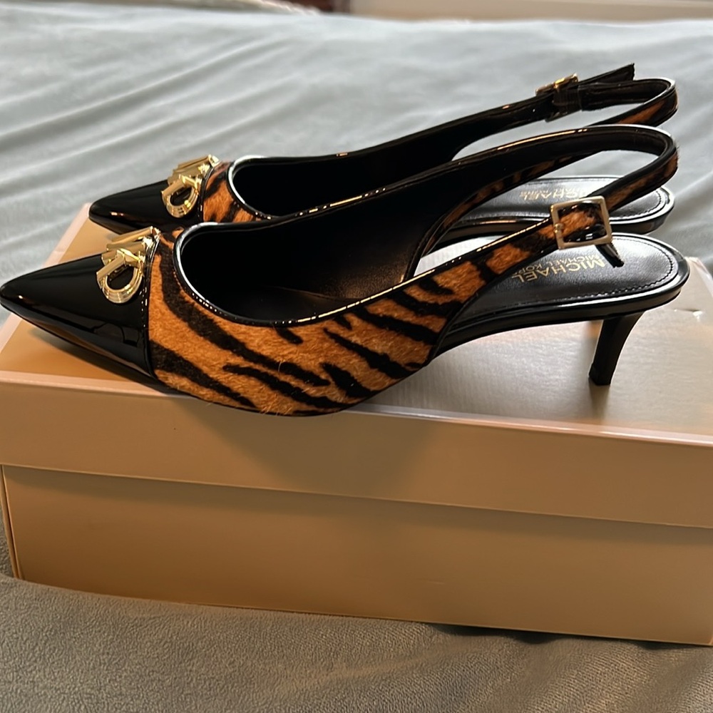 Animal kitten heel shoes - Picture 8 of 9